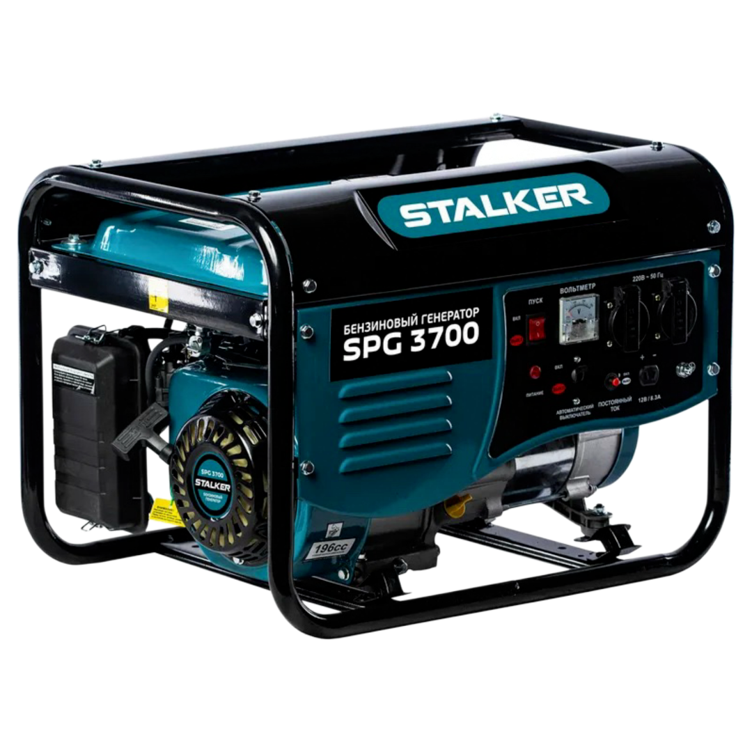 Бензиновый генератор STALKER SPG-3700 / 2.5кВт / 220В