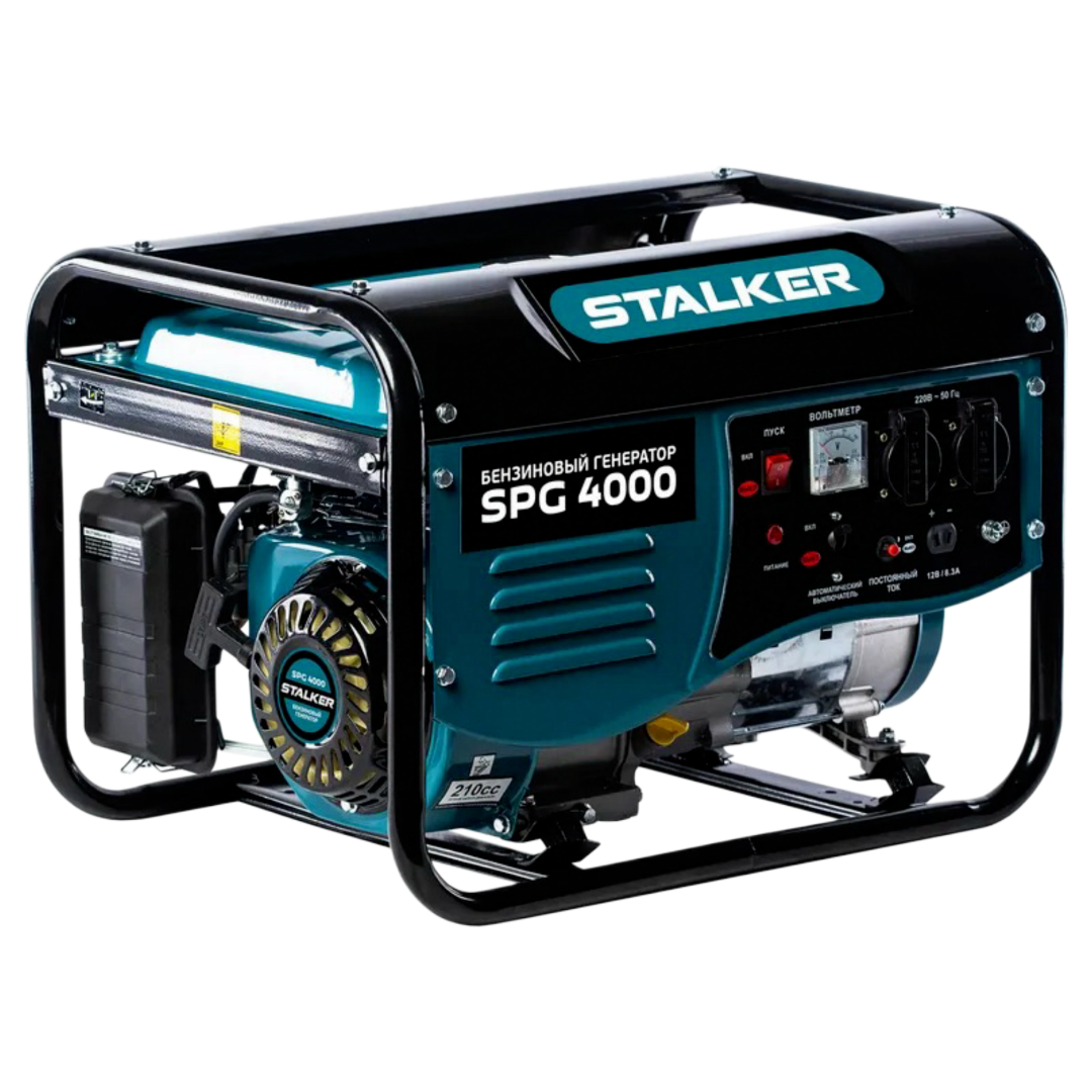 Бензиновый генератор STALKER SPG-4000 / 3кВт / 220В